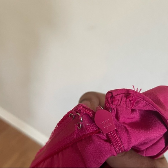 Banana Republic halter dress 14 pink midi open back cocktail date night party - Picture 7 of 11